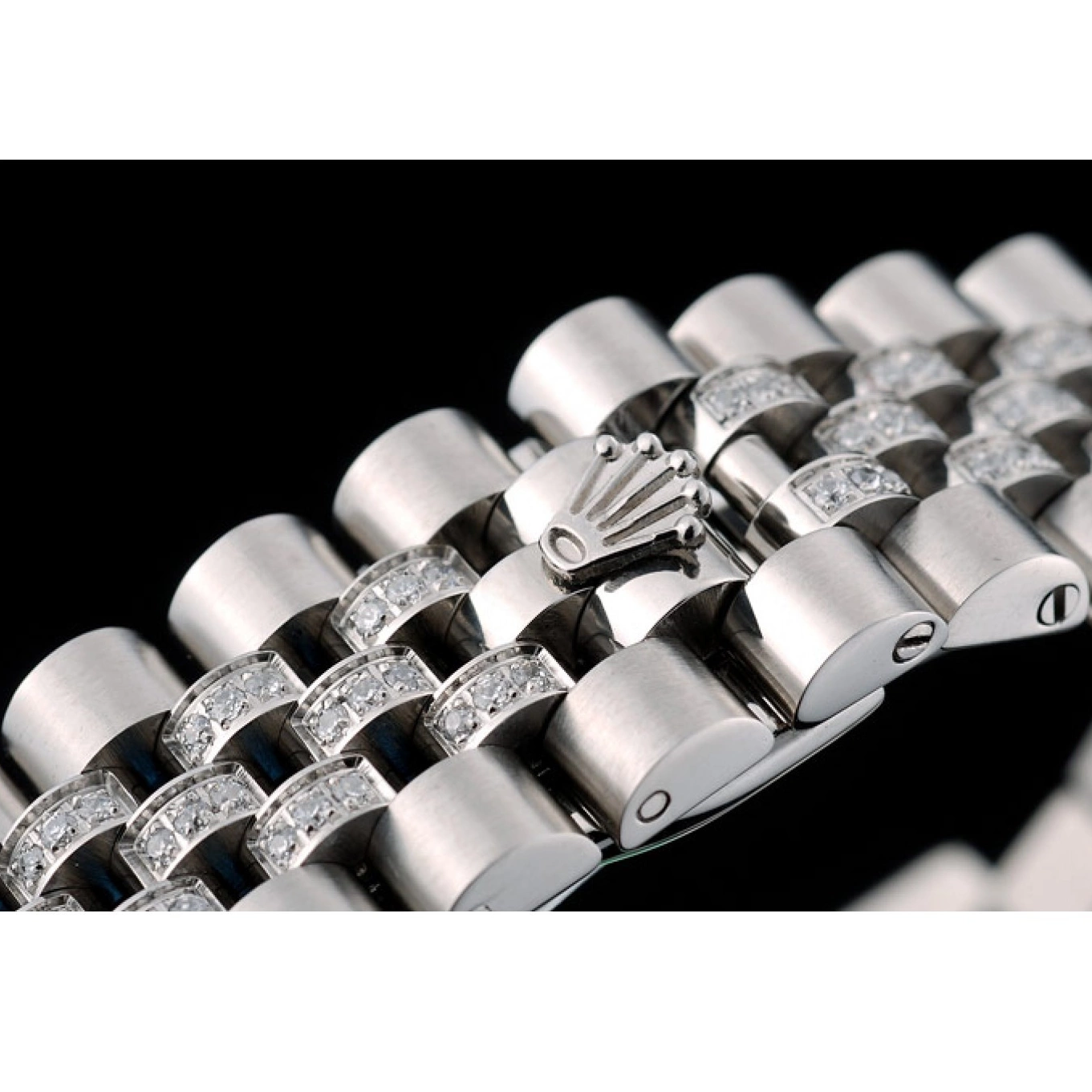 Aaa replica watch Plated Plated Steel Rolex Stainless Bracelet Dial Diamond Diamond DayDate 41985 0519